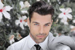 Young romantic man