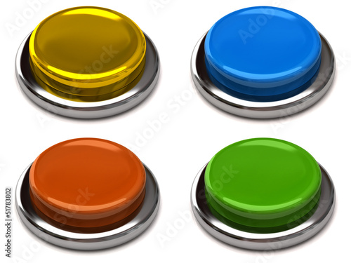 Illustration: Set of clorful buttons Set of clorful buttons