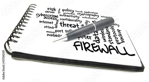 Photo: firewall word cloud firewall word cloud