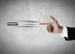Photo: hand shooting gesture with drawing bullet hand shooting gesture with drawing bullet