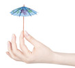 Foto: Cocktail Umbrella isolated Cocktail Umbrella isolated