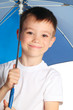 Photo: Boy with umbrella Boy with umbrella