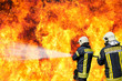 Feuerwehr in Aktion