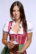 Frau im Dirndl