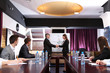 Business training at office
