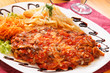 french fries with vegetables