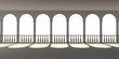 arch on a white background