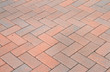 Red block pavior driveway