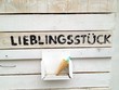 Lieblingsstück - Favorite piece in German