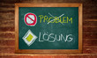 Kreidetafel - Problem - Lösung