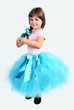 Little Girl Performing in Tutu Skirt