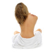 Young healthy girl isolated