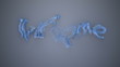 Video: Welcome cloud particle animation Welcome cloud particle animation