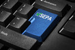 Tastatur mit SEPA
