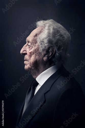 Photo: elderly businessman elderly businessman