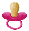 Pink soother