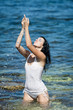 Girl at the sea