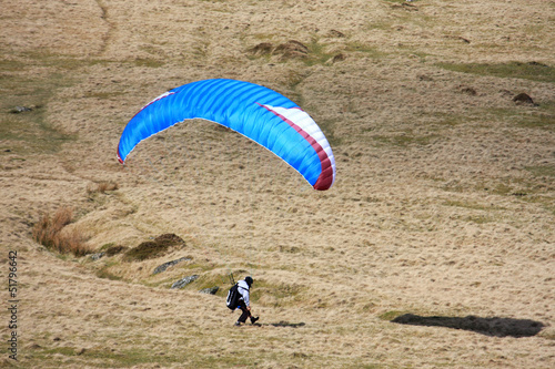 Photo: paraglider landing paraglider landing