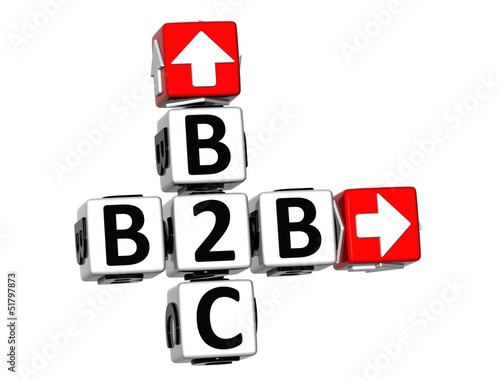 Illustration: 3D B2B B2C Crossword 3D B2B B2C Crossword