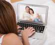 Young Woman Video Chatting