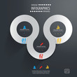 Minimal infographics design. Vector