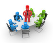 Team with leader