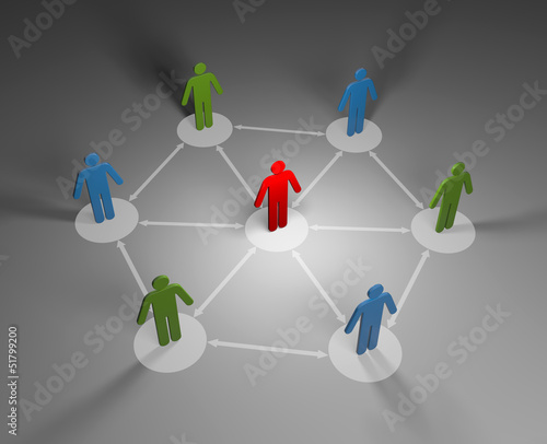 Illustration: Business scheme Business scheme