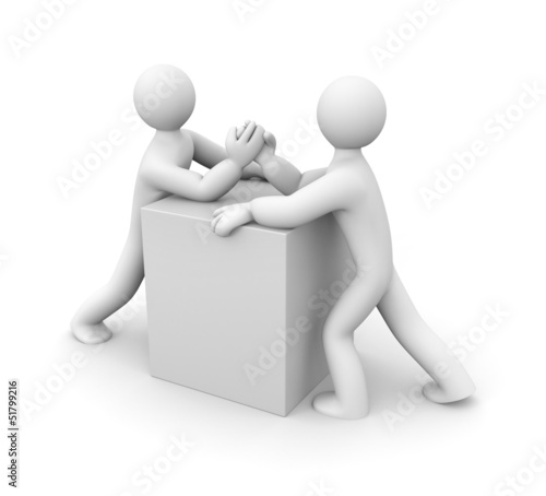 Illustration: Arm wrestling Arm wrestling