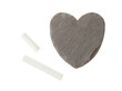 Heart shaped piece of slate