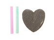 Heart shaped piece of slate
