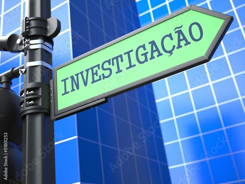 Illustration: Investigation Concept. (Portuguese) Investigation Concept. (Portuguese)