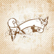 Vector: Butterfly Vintage Background Butterfly Vintage Background