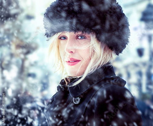 Photo: Beautiful Winter Woman Beautiful Winter Woman