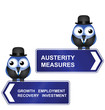 Austerity Measures sign