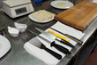 Chef's workplace is prepared