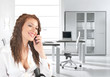 donna in ufficio