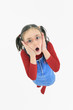 surprised little girl