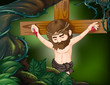 A cross at the rainforest