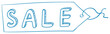 A sale tag
