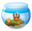 A castle inside the jar