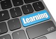 Learning with black keyboard