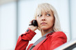 Young woman calling on the phone