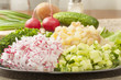 diced vegetables
