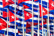 Photo: Cuban flags Cuban flags