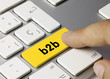 b2b keyboard key finger