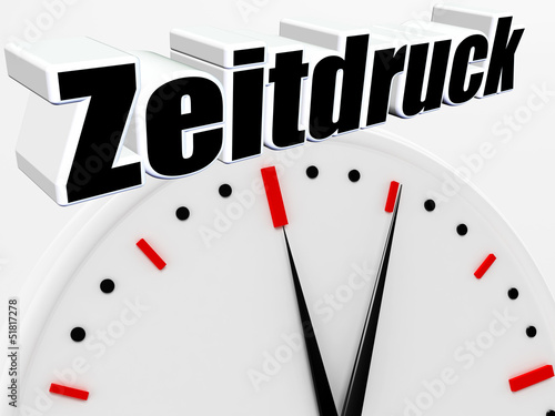 Illustration: Zeitdruck Zeitdruck