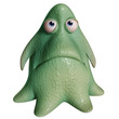3d cartoon monster