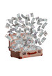 Photo: dollars flying out of old suitcase dollars flying out of old suitcase