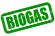 Grunge Stempel grün BIOGAS
