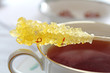 Photo: tasse tee mit kandiszucker tasse tee mit kandiszucker